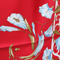Longchamp Seidentuch mit floralem Print