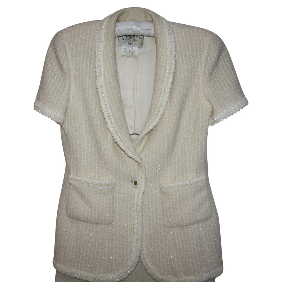 Chanel Blazer in Crema