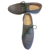 Coach light gray lace-up shoe