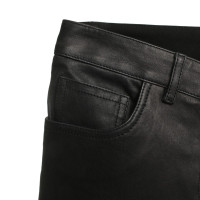 Dolce & Gabbana Lederhose in Schwarz