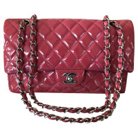 Chanel Handtasche aus Lackleder in Rosa / Pink