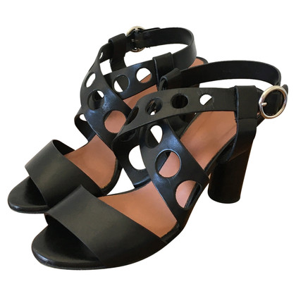 Max & Co Sandalen Leer in Zwart