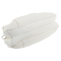 Prada Round hanger handbag in cream white