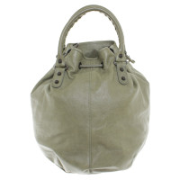 Balenciaga "Giant Pompon bag" in green