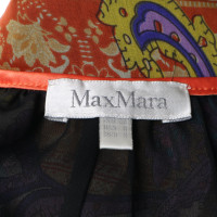 Max Mara Zijden blouse met patroon