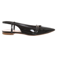 Unützer Slippers/Ballerinas Patent leather in Black