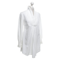 Alexander McQueen Robe en blanc
