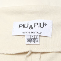 Piu & Piu Blazer Jersey in Crème