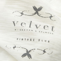 Velvet Vest in White