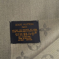 Louis Vuitton Monogram Tuch in Seta in Grigio