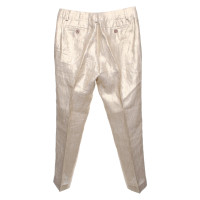 Etro Trousers Linen in Gold