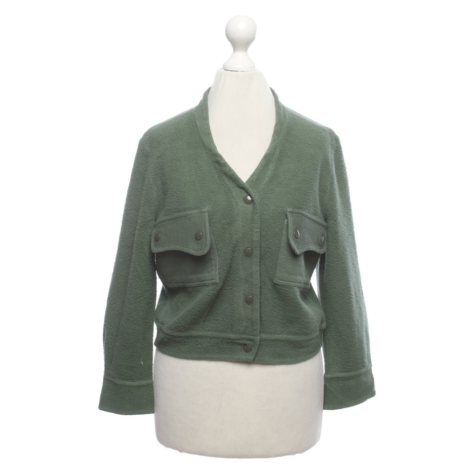 Balenciaga Veste/Manteau en Coton en Vert