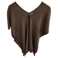 Missoni Poncho en tricot avec motif