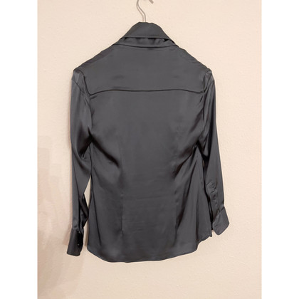 Maison Martin Margiela Top Silk in Petrol