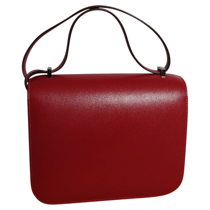Hermès Constance Mini 18 Leather in Red