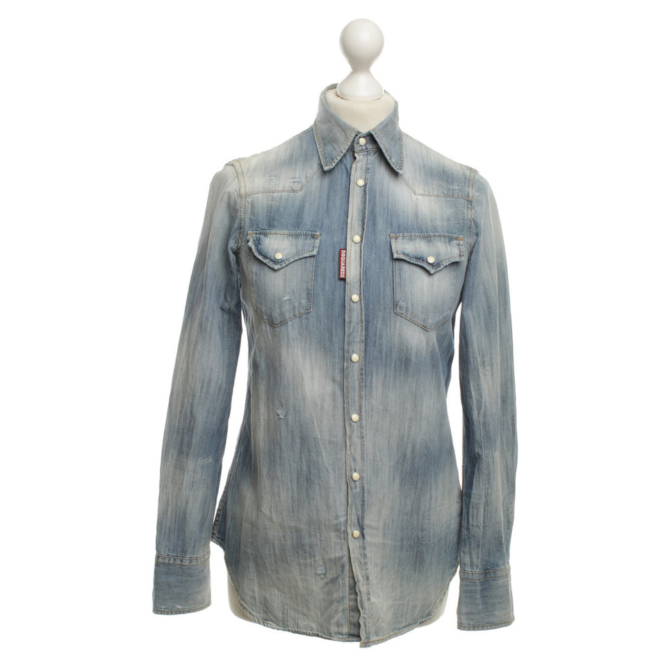 Dsquared2 Jeanshemd mit Waschung