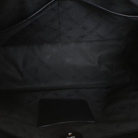 Longchamp Sac à main en cuir Roseau noir