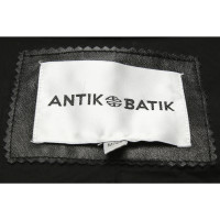 Antik Batik Veste/Manteau en Laine en Noir