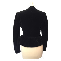 Max Mara Zwart fluwelen blazer