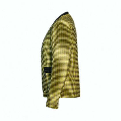 Kenzo Jacke/Mantel aus Baumwolle in Gelb