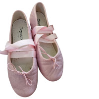 Repetto Slipper/Ballerinas aus Leder in Rosa / Pink
