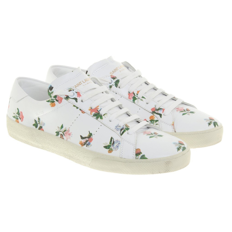 Saint Laurent Sneakers with floral pattern