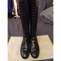 Hobbs Boots Patent leather in Black