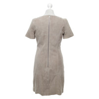 Karen Millen Robe en cuir beige