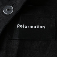 Reformation Combinaison en Lin en Noir