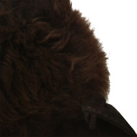 Hermès Leather coat in Brown