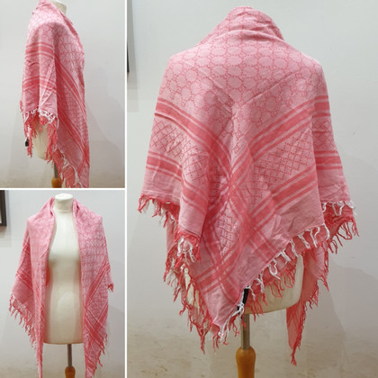 Gucci Schal/Tuch aus Baumwolle in Rosa / Pink