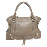 Chloé Marcie Bag Large Leather in Taupe
