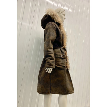 Parajumpers Giacca/Cappotto in Pelle in Marrone