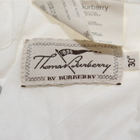 Thomas Burberry Jeans in Cotone in Bianco