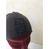 Fendi Hat/Cap Wool in Brown