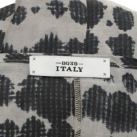 Other Designer 0039 Italy - Tunic in dark blue / light gray