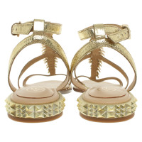 Ash Sandals Leather in Gold