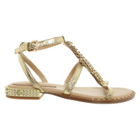 Ash Sandals Leather in Gold