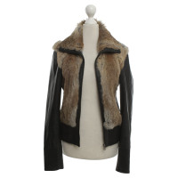 Arma Leather jacket with fur
