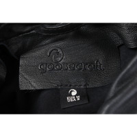Goosecraft Oberteil aus Leder in Schwarz