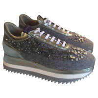 Le Silla  Sneakers avec garniture de pierres précieuses