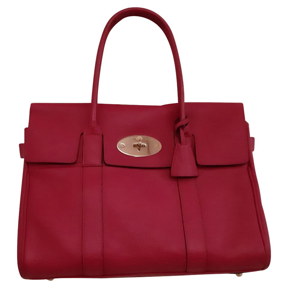 Mulberry Shoulder bag Leather in Fuchsia