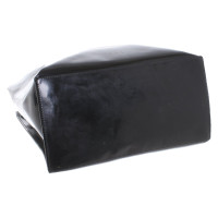 Furla Handbag Patent leather in Black