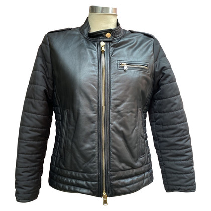 Mauro Grifoni Jacket/Coat Leather in Black