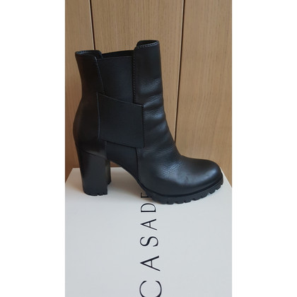 Casadei Ankle boots Leather in Black