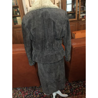 Giorgio Armani Suit Leather in Grey