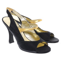 Charles Jourdan Sandals Suede in Black