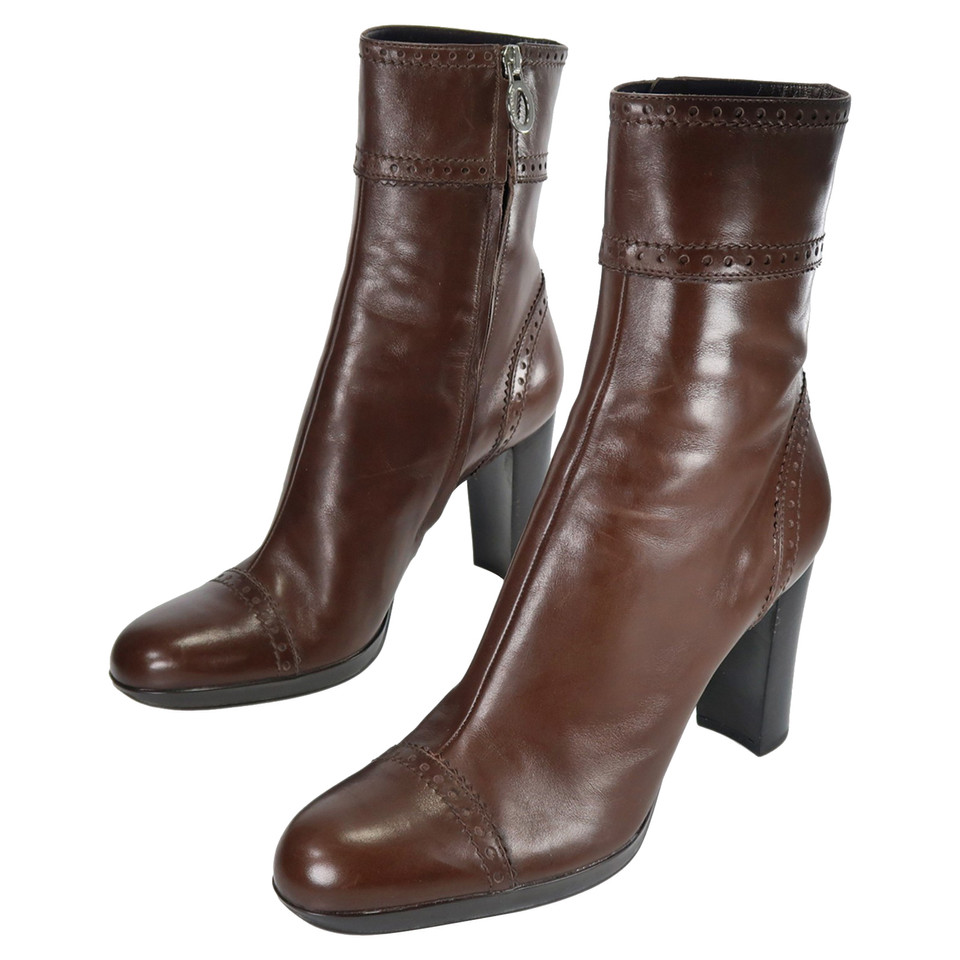 Sergio Rossi Brown ankle boots