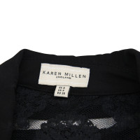 Karen Millen Black vest with lace