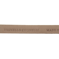 Brunello Cucinelli Gürtel mit Fellbesatz